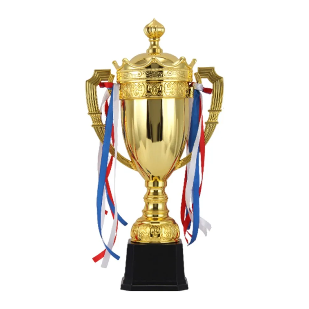 

Металлическая модель золотого кубка-трофея, маленький пластиковый наградной кубок с крышкой, золотистый приз для победителей