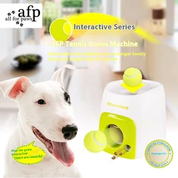 Dog Tennis Launcher Dogs Chase Automatic Toys Food Smart Feeder Mmachine Pet Ball Thrower Interactive Training Reward Machine