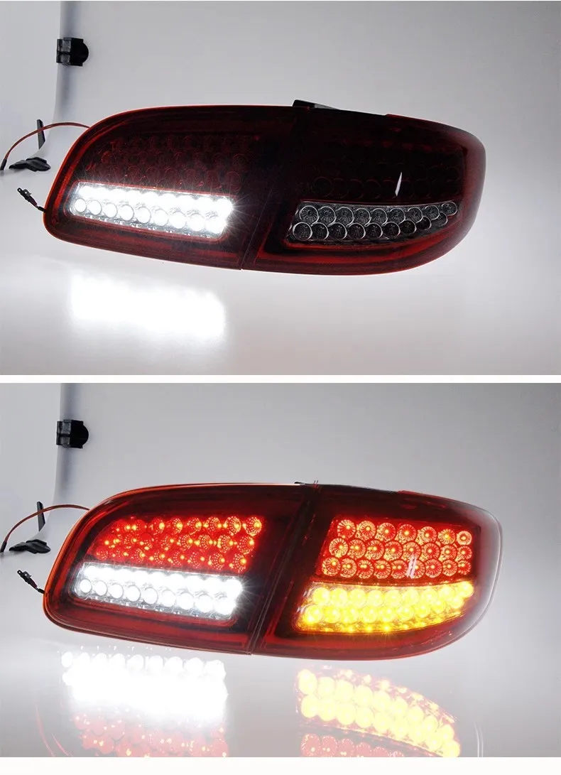 Taillight Assembly LED Dynamic Tail Light For Hyundai Santa Fe 2007-2012 brake light backup light Reverse lights, parking turn