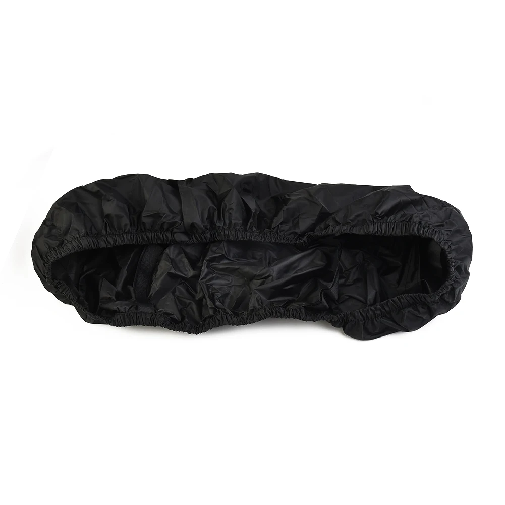 M/L/XL/XXL Motorcycle Rain Seat Cover Universal Flexible Waterproof Saddle Cover Black 210D Oxford Cloth Motorcycle Seat Cushion