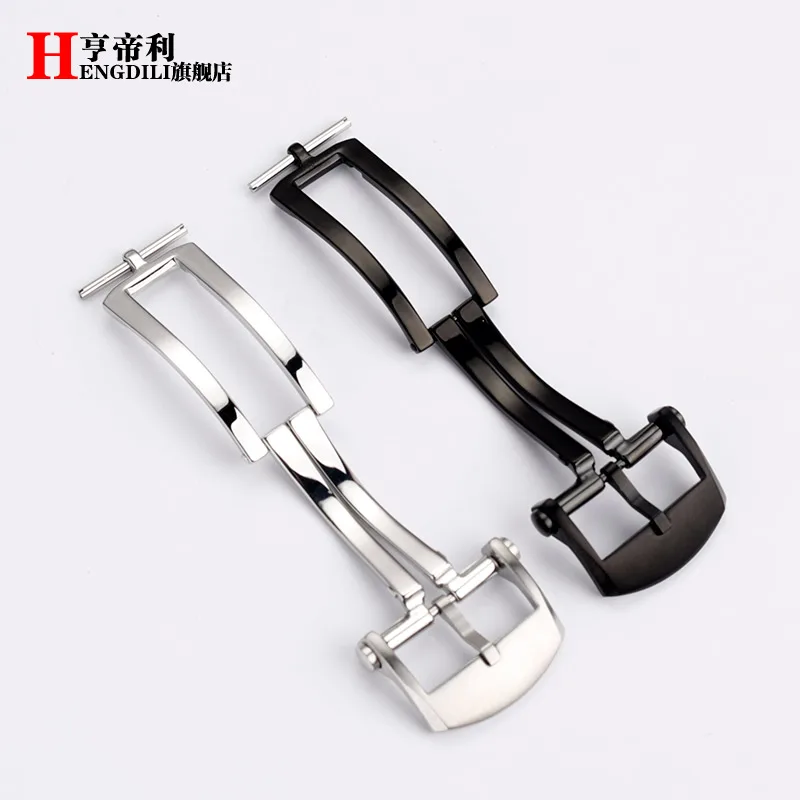 Wysokiej jakości zapięcie do zegarka dla Breitling składana klamra nylonowy gumowy skórzany pasek 316, męskie akcesoria do zegarków ze stali nierdzewnej 20 m