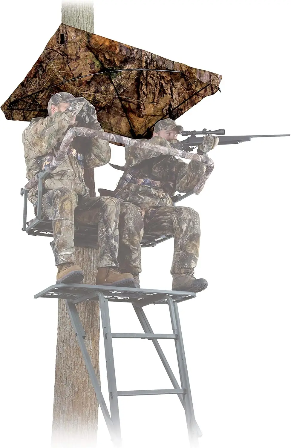 

Treestand Hub Umbrella | Rain & Sun Cover for Hunting, Mossy Oak Break-Up Country