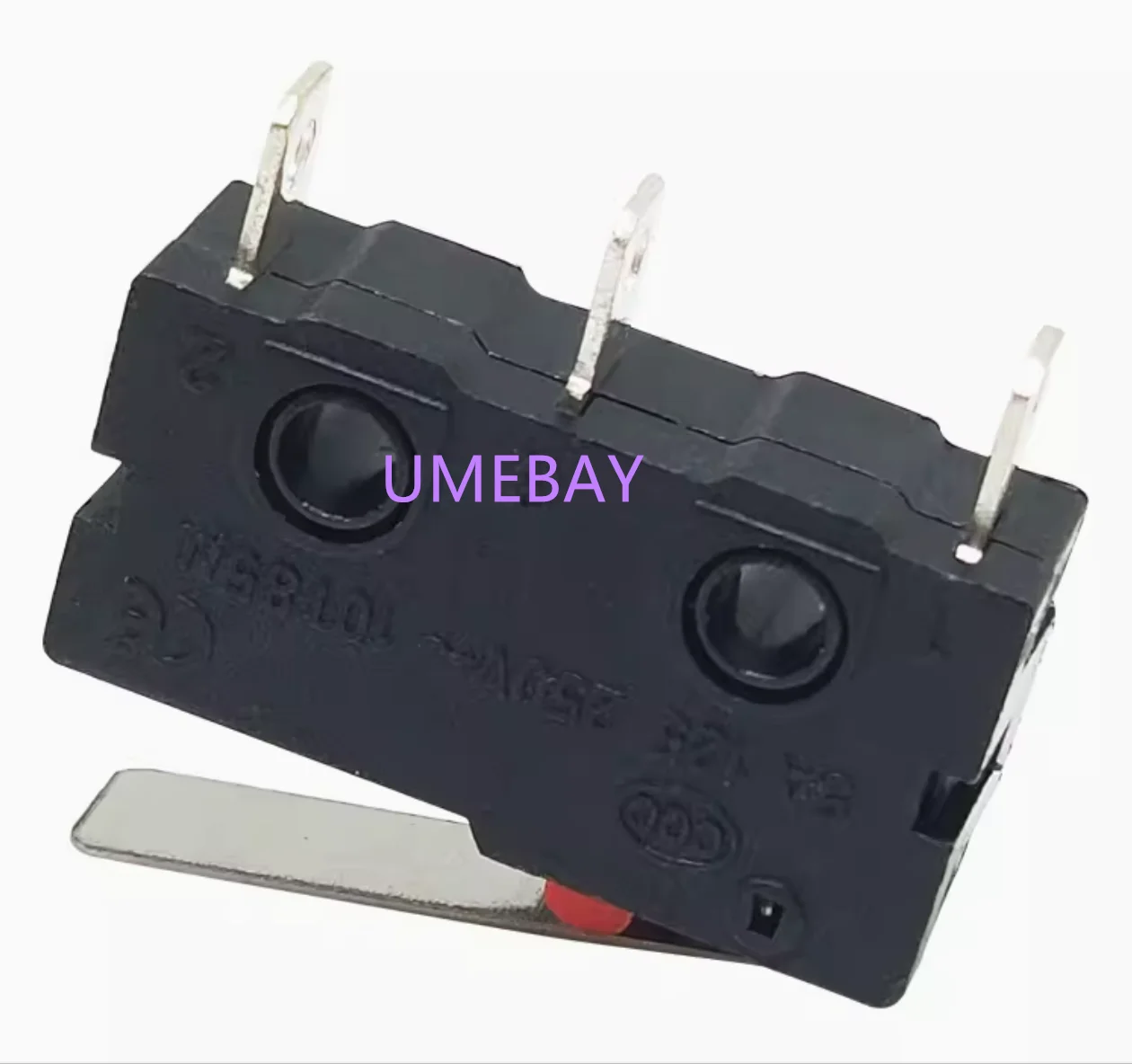 100PCS   KW11-3Z-2 5A250VAC mouse switch travel limit switch contact button switch micro switch straight handle three pin