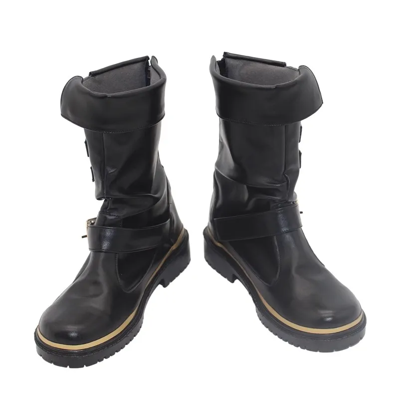 Gioco Final Fantasy VII Remake Aerith Gainsborough Scarpe Cosplay Donna Aerith Boot Scarpe in morbida pelle PU