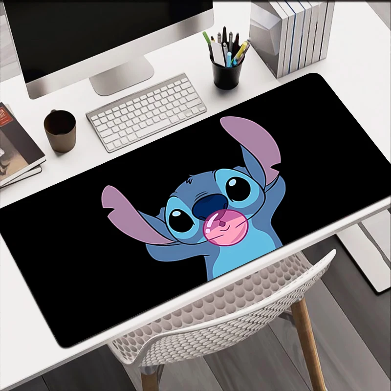 

Mousepad Kawaii Stitch Computer Mouse Pads Keyboard Pad Mouse Mat Gamer Soft Office Carpet Table Mat Colorful Desktop Mouse Pad