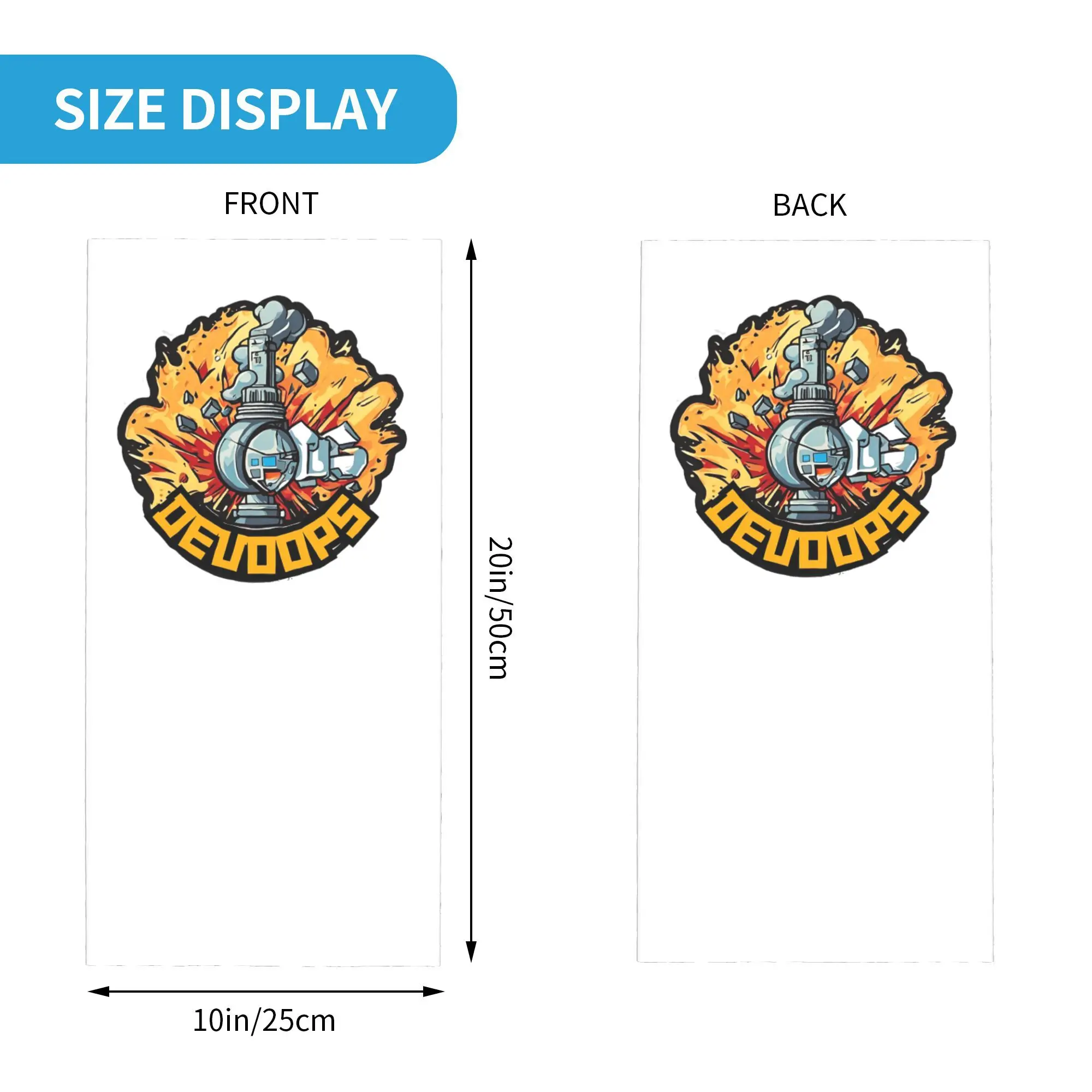 DevOops DevOps รหัสตลก puns devops ผ้าพันคอคอพิมพ์หน้ากากผ้าพันคอหน้ากากใบหน้าอุ่นกีฬากลางแจ้ง Unisex Breathable