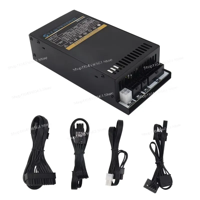 1U Flex PC Power Supply, Rated 350W Peak 400W Full Module 80plus Gold for K39 A4 S3 G5 ITX Mini Case 220V