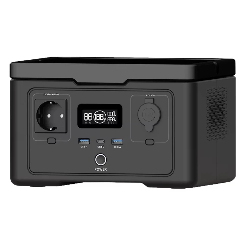 Compact Outdoor Solar Generator Portable Power Station With UPS Function