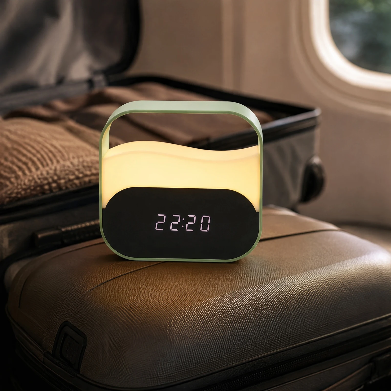 Sunrise Simulation Alarm Clock Adjustable LED Night Light USB-C Dual Alarm for Bedroom Young Users Home Office