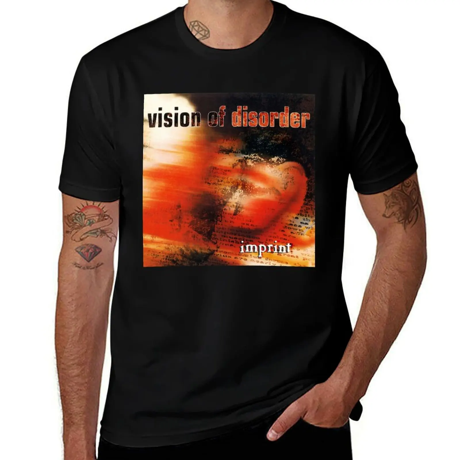 

Футболка Vision Of Imprint Disorder, мужские хлопковые футболки с рисунком, мужская футболка