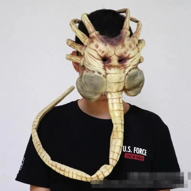 

Funny Alien Mask Scary Monster Party Series Scorpion Alien Mask Cartoon Halloween Decoration Children'S Toy Costume Gift