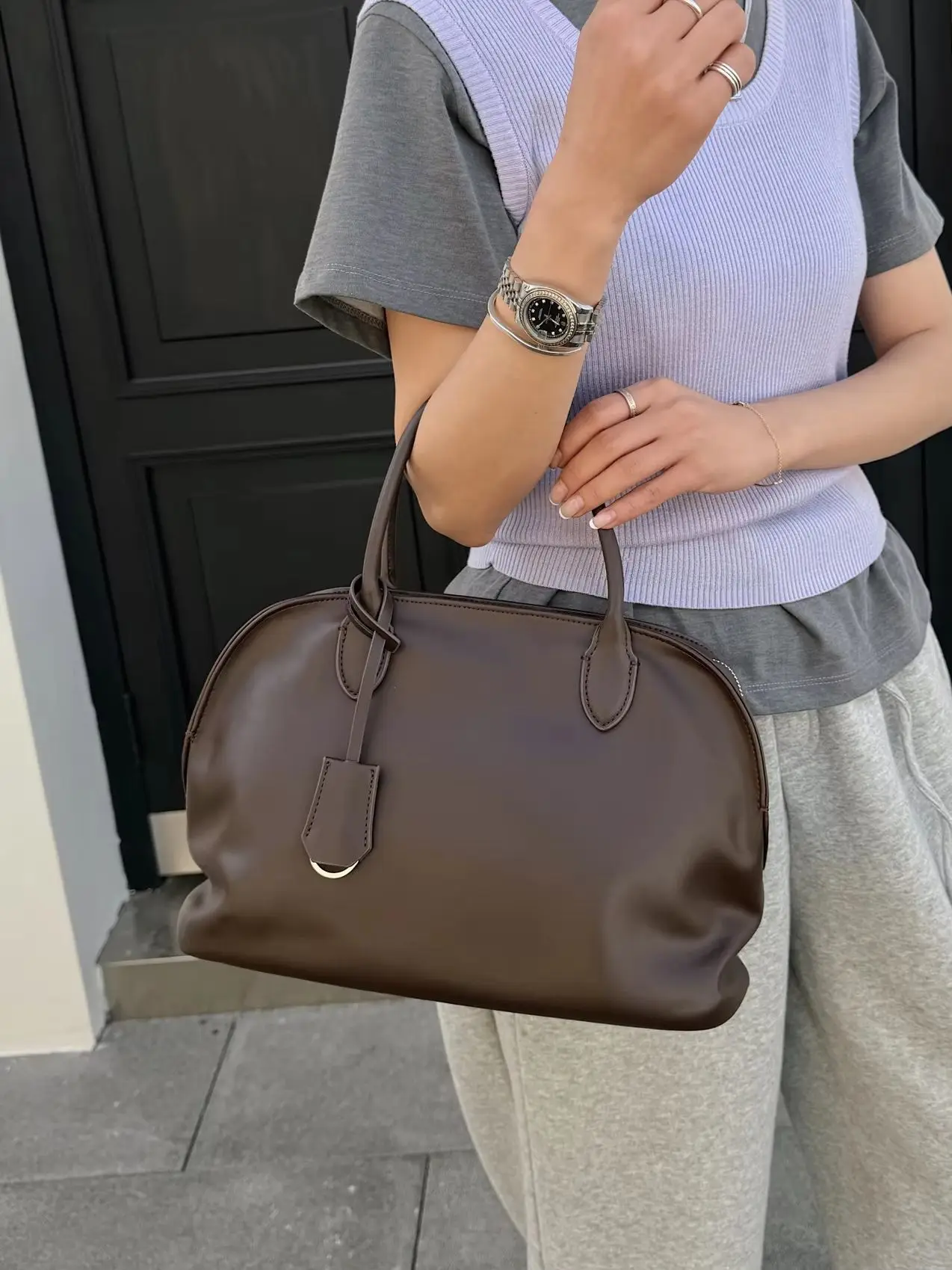 

Genuine Grade Cow Leather Women's Shoulder Crossbody Bags Luxury Designer Brand Female Handbag Cowhide Ladies Tote Bag for Woman