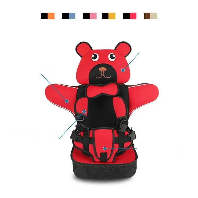 Car Children\'S Chair Portable Shopping Cart Mat Child Seat Car Child Cushion Baby Safety Seat Adjustable Stroller Seat Pad