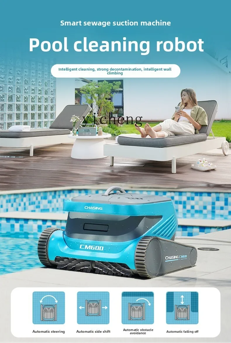 

cc26 swimming pool sewage suction machine Automatic underwater cleaning machine Submersible dolphin