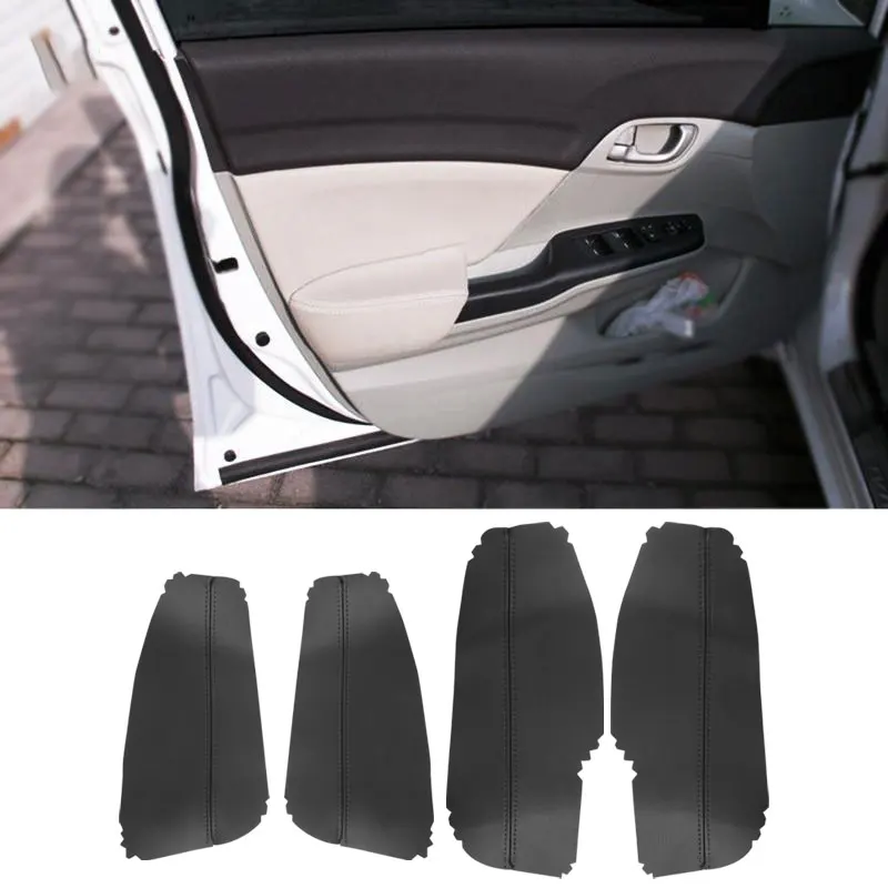 for Toyota Corolla 2014 2015 2016 2017 Center Console / Door Handle Panel Armrest Cover microfiber leather Protection Pad