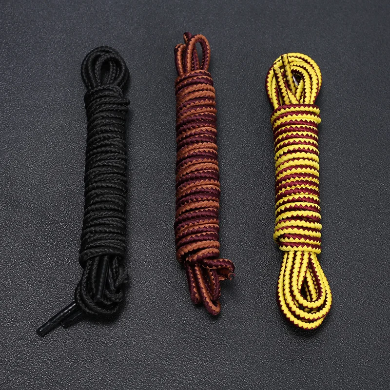 HIBERNICircular striped woven diameter 3mm martens lace casual shoe lace rope Applicable to Timberland