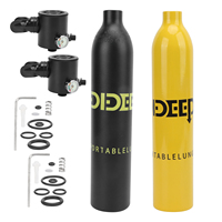 DIDEEP 0.5L Scuba Oxygen Cylinder Underwater Breather for Diving with Diving Regulator