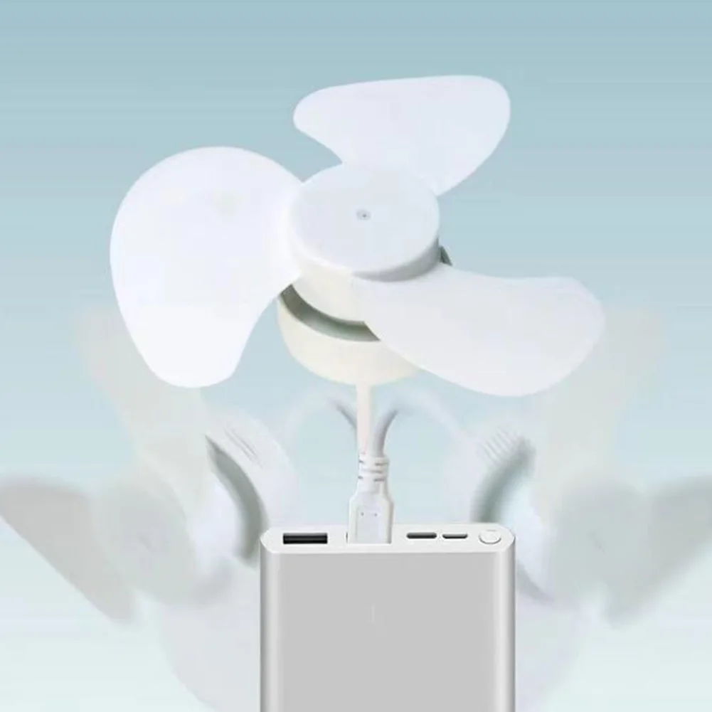 14cm USB Portable Dormitory Fan Quiet Energy-Saving Multipurpose Plastic Small Personal Cooling Fan For Bed And Bedroom