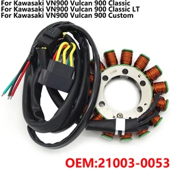Motorcycle Generator Stator Coil Comp For Kawasaki VN900 Vulcan 900 Classic LT 2006-2021 Custom 2007-2021 21003-0053