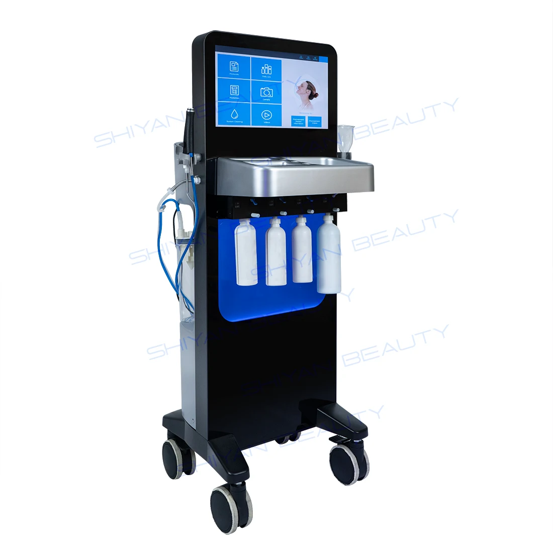 STLF LZS Máquina de cuidado facial hidrodermoabrasión de oxígeno mejorada para eliminación de espinillas