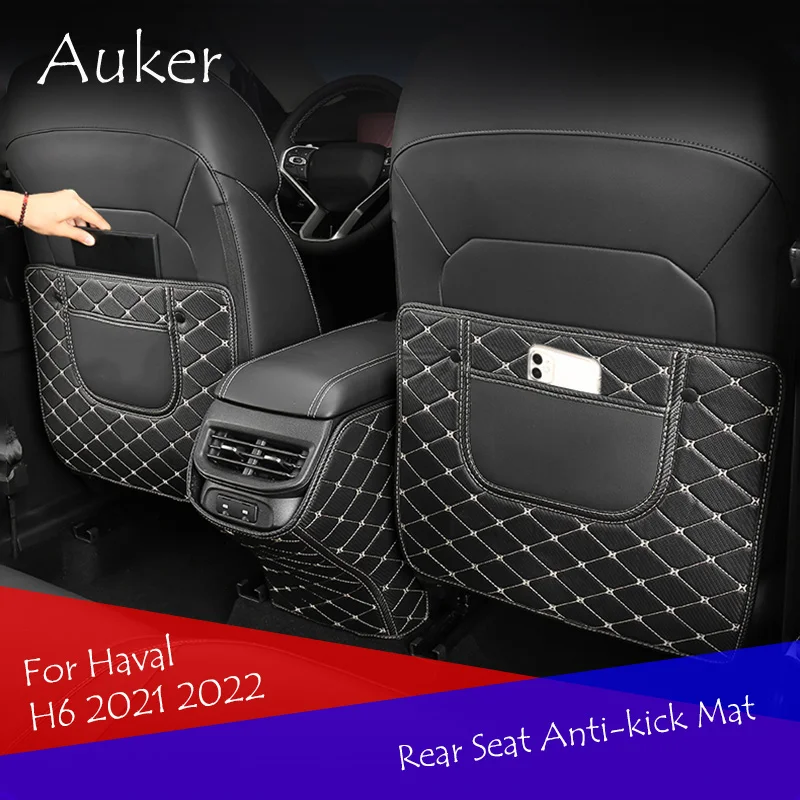 Car Styling Rear Seat Anti-kick Protective Mat Pad Case Cover Stickers Dust-proof For Haval H6 2021 2022