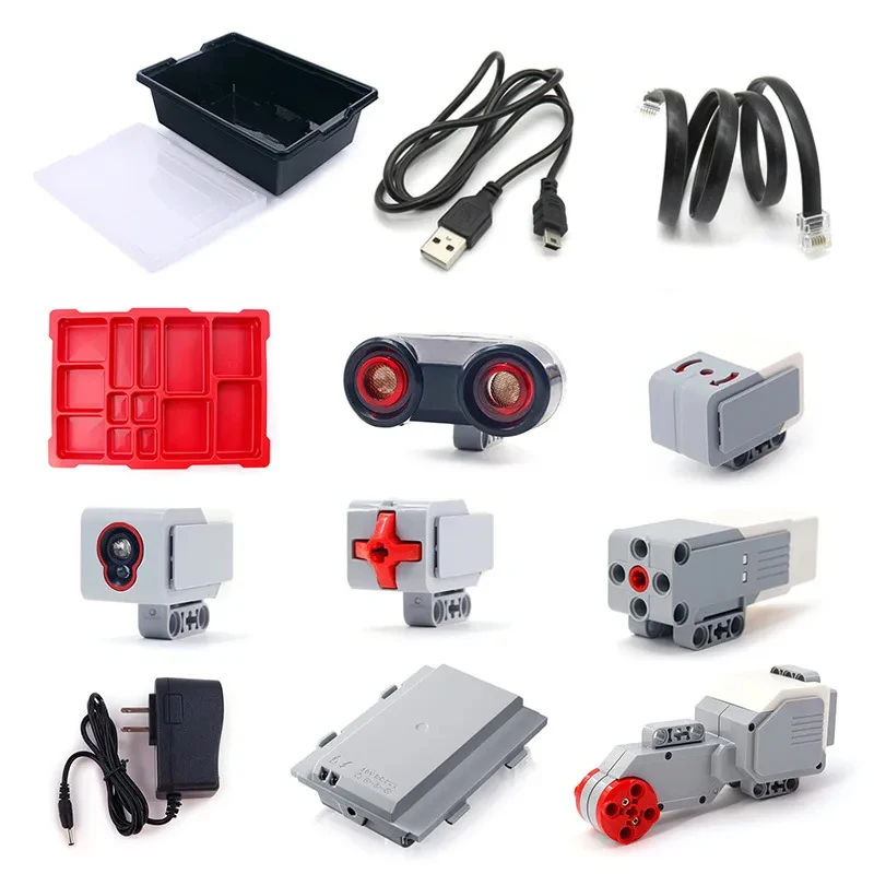 NEW Electronics Building Blocks Parts Fit For Bricks Robot EV3 45544 Core Set Mindstorms 9898 45560 Diy Learning Education Toys