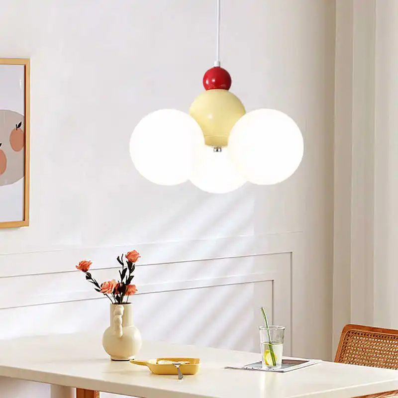 

Modern plastic and hardware white chandeliers with warm light/white light/natural light are suitable for dining rooms, bedroom