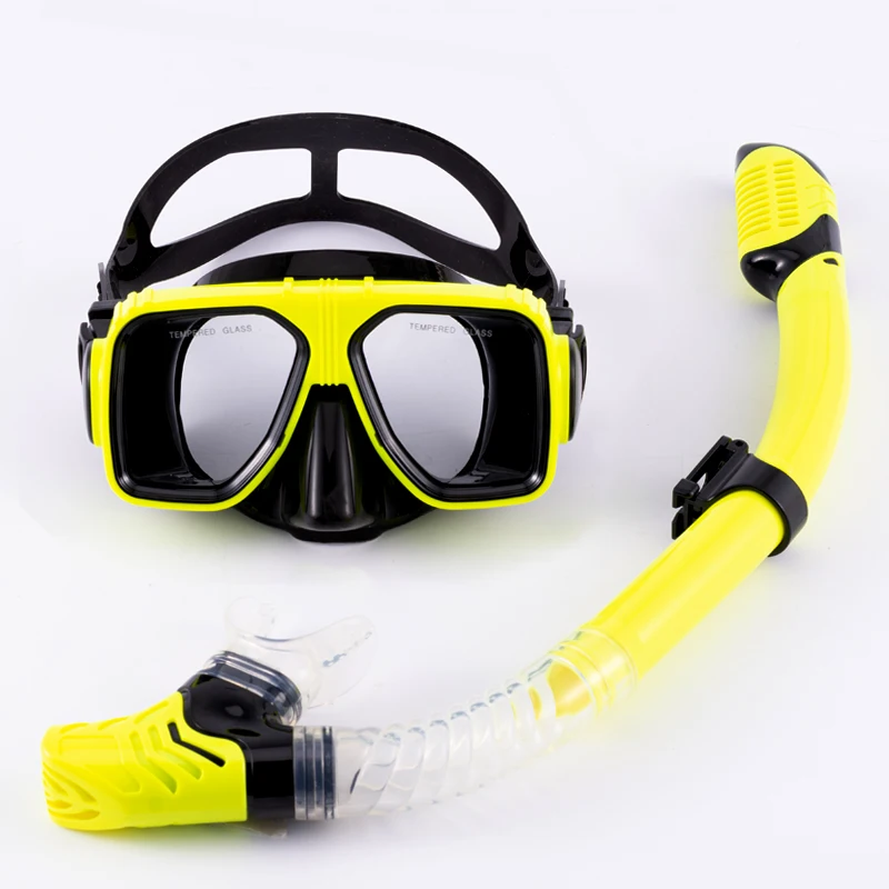 Diving Goggles scuba diving and snorkeling goggles free surface goggles large field of view low volume package, support OEM and