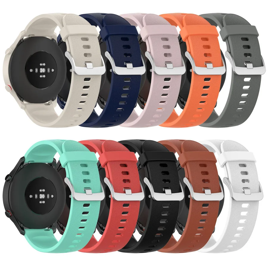 22mm Offical Silicone Watch Band Strap for Xiaomi Mi Watch Color Replacement Bracelet For Mi Watch Color sports edition correa