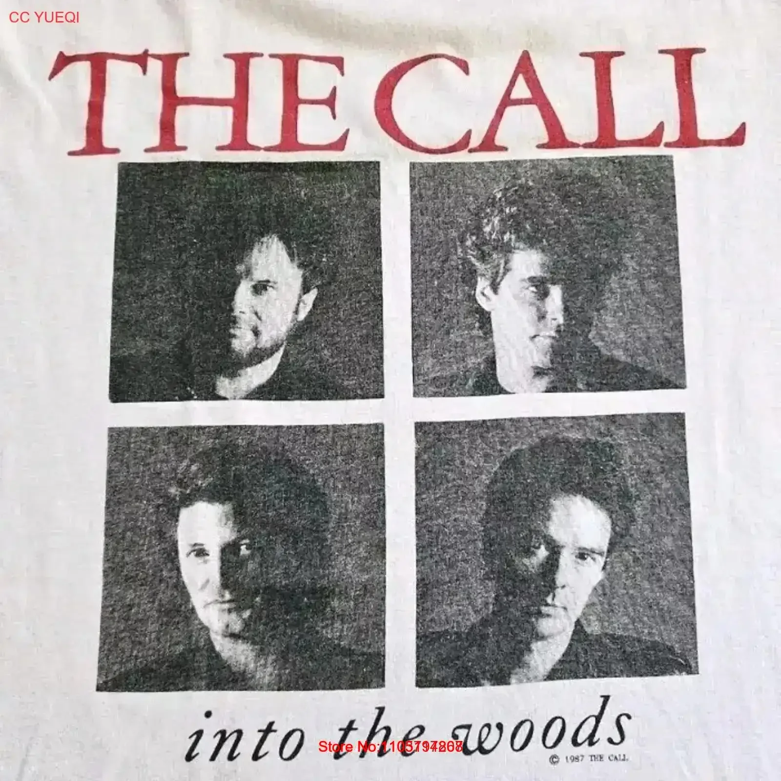 

Vintage 80s 1987 The Call Band Into Woods Concert T Shirt Screen Stars XL Washed designer clothes streetwear vintage Washed
