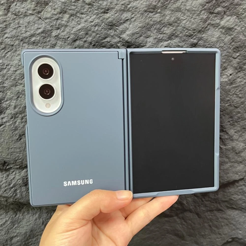 Einfarbige Scharnierschutz-Handyhülle für Samsung Galaxy Z Fold 8Ultra Fold8 7 6 Unsichtbare Halterung Stoßfeste Schutzhülle – Detail 12
