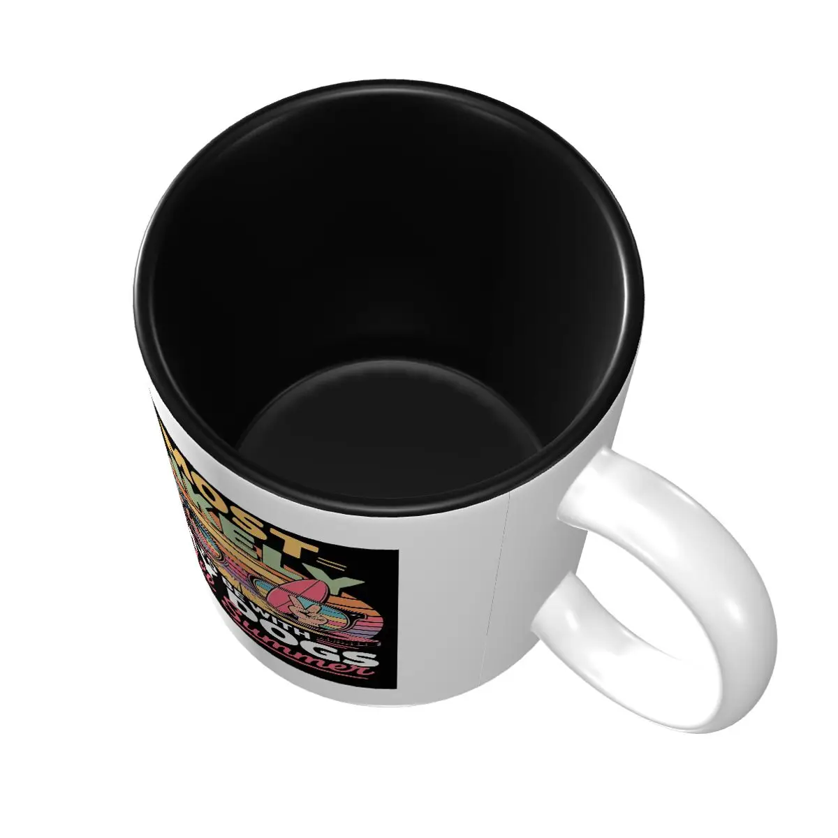 Most Likely To Be With My Dogs All Summer Teacher Student Mug Ceramic Coffee Cups Tea Mugs Milk Cup Drinkware Gift for Woman Man