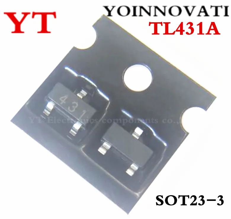 50pcs TL431 TL431A SOT-23 Voltage Regulator IC Best quality