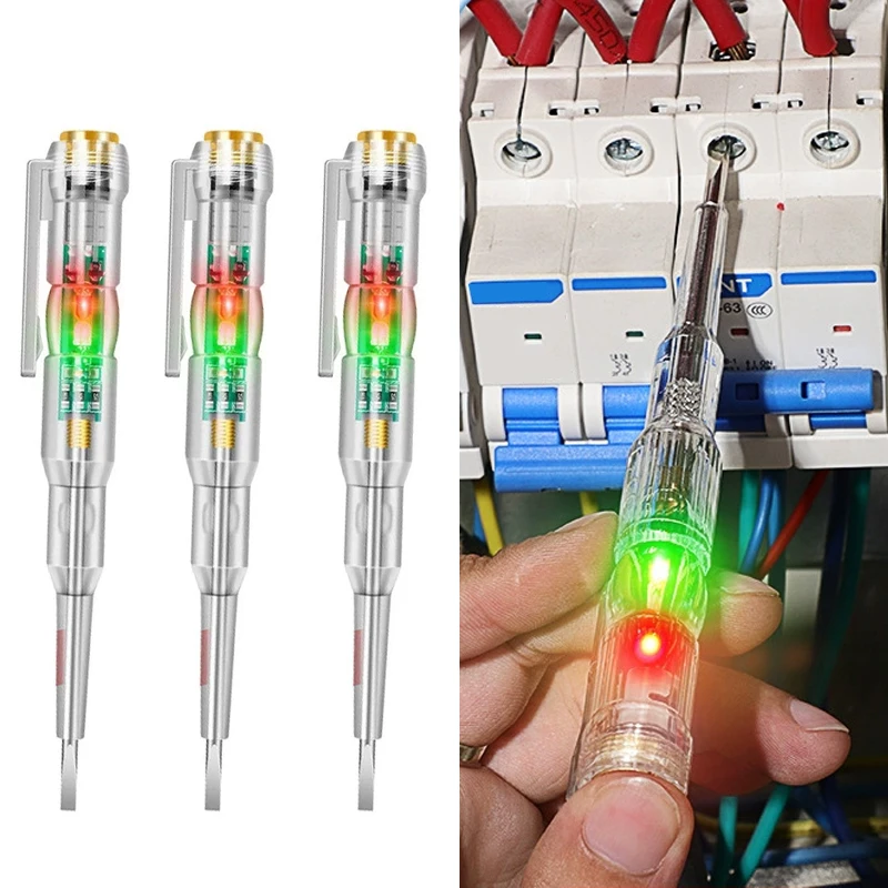 Intelligent Voltage Tester Pen AC Non-contact Induction Test Pencil Voltmeter Power Detector Electrical Screwdriver Indicator