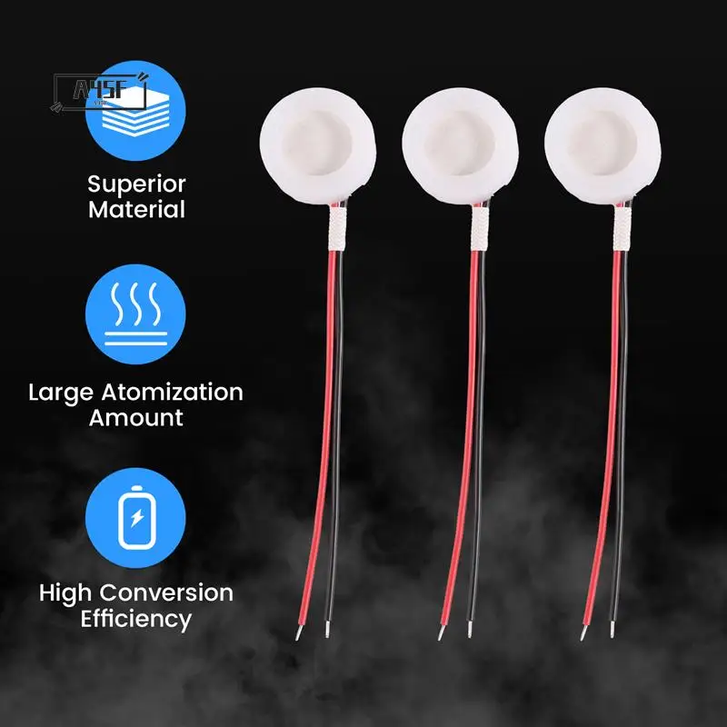 

A45F-5 Pcs 16Mm 1.7Mhz Ultrasonic Mist Maker Transducer Humidifier Parts Spray Head