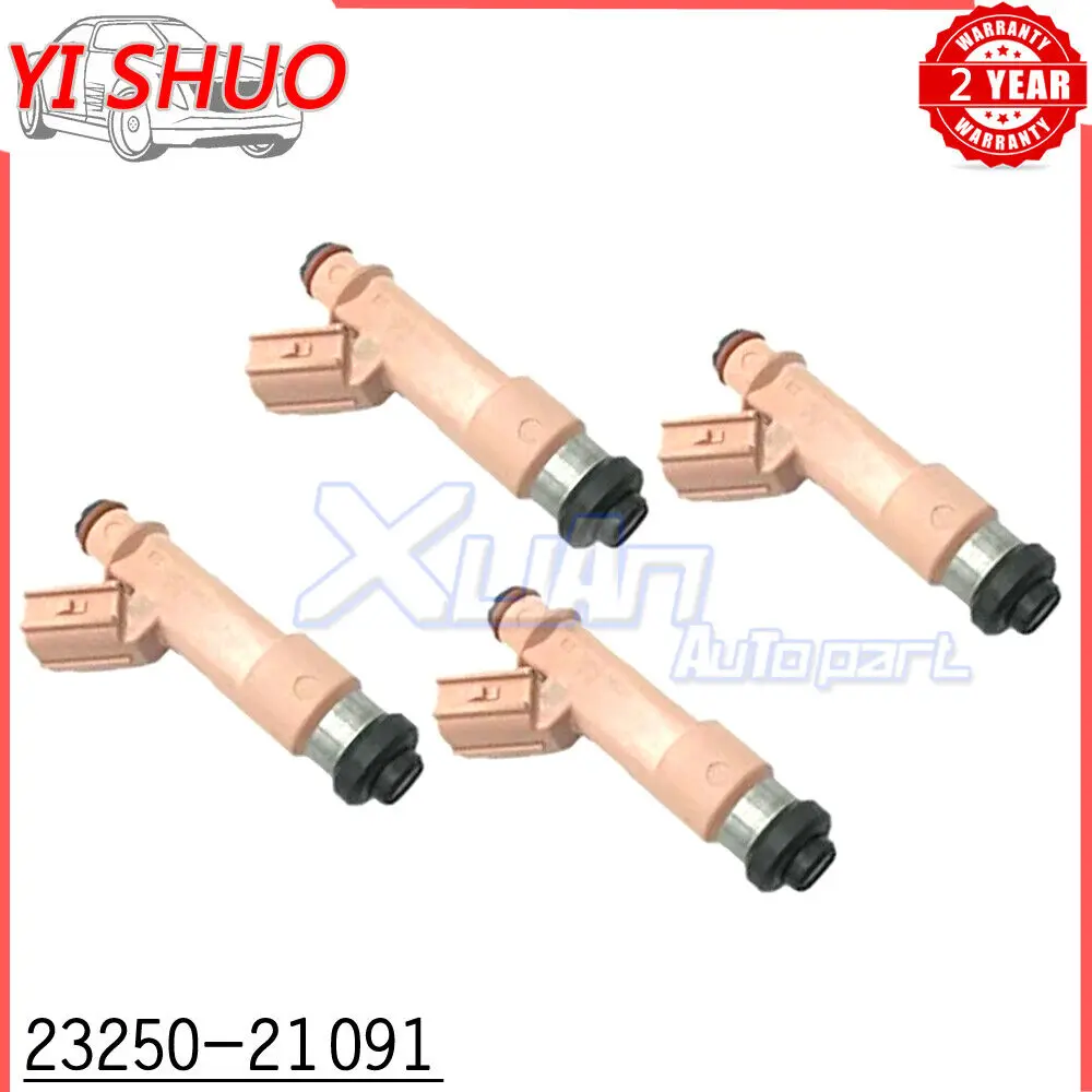 

4x Fuel Injector 23250-21091 For Toyota Prius C 2012-2016 2325021091