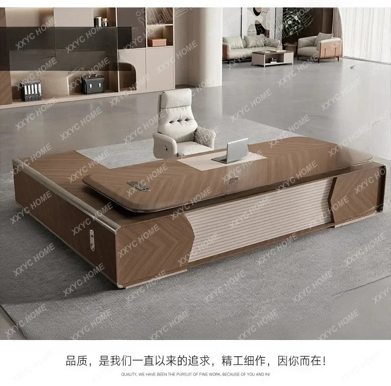 XX light luxury boss table stylish simple modern manager leadership president office table