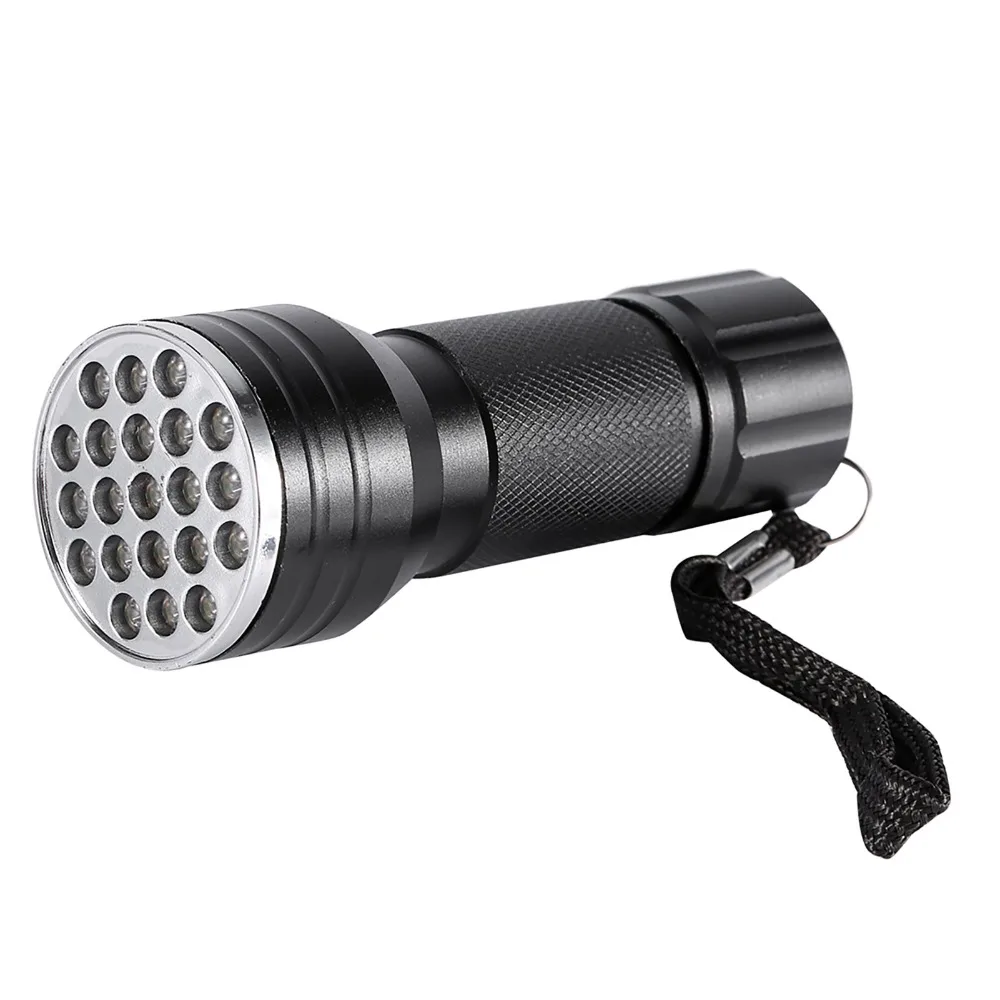 دائم سبائك الألومنيوم الأشعة فوق البنفسجية مصباح يدوي البنفسجي الخلفية 395 نانومتر مصباح ليد جيب كاشف الأشعة فوق البنفسجية كشف علة السرير #1