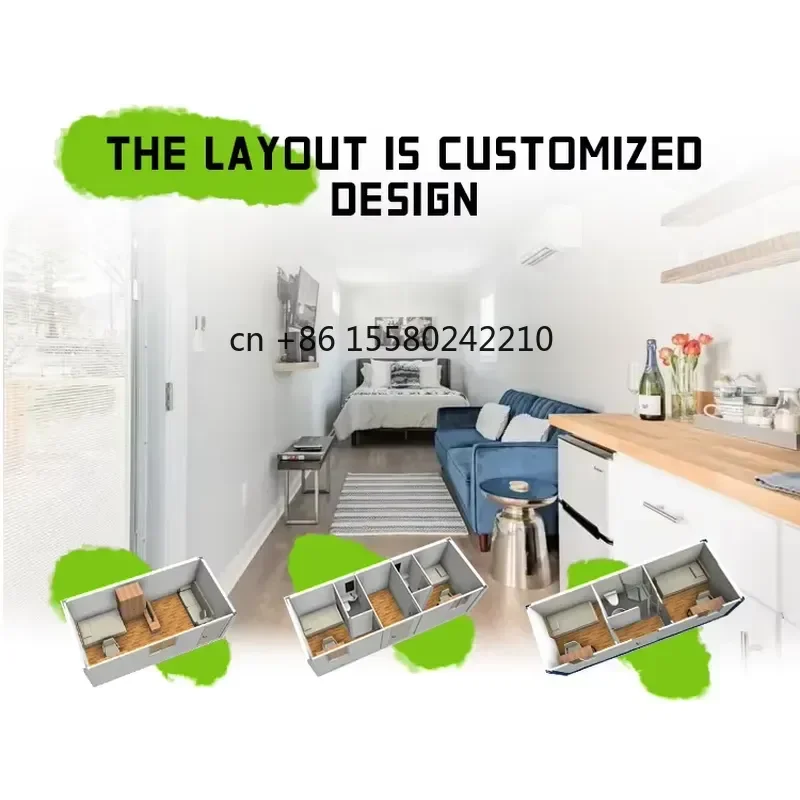 2026 hot Windproof Detachable Mini Modular Container House for School with Bathroom Pitch Roof Sandwich Panel Construction
