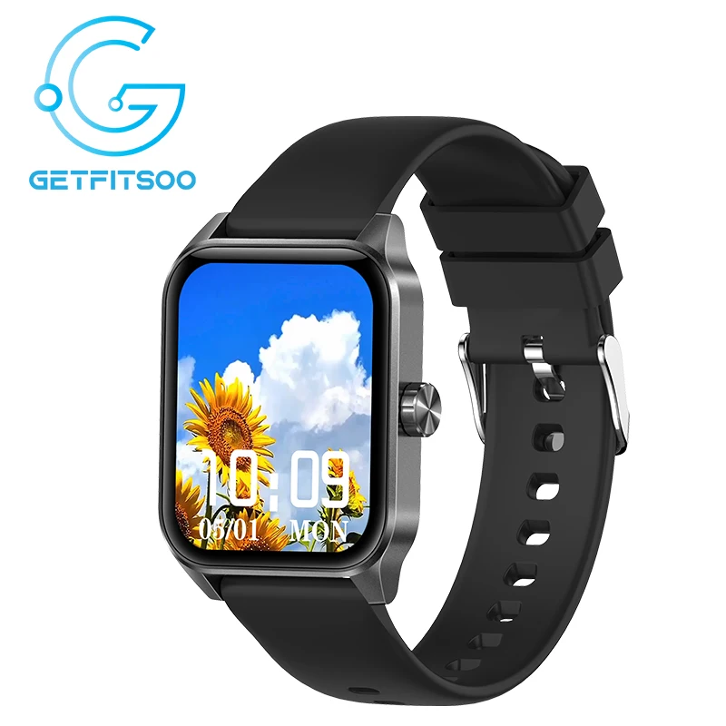 Getfitsoo V25 Smart Watch For Women 1.85-Inch 3D Dynamic Cial Bluetooth Call 100+ Multi-Sport Modes IP68 Waterproof Smart Watch