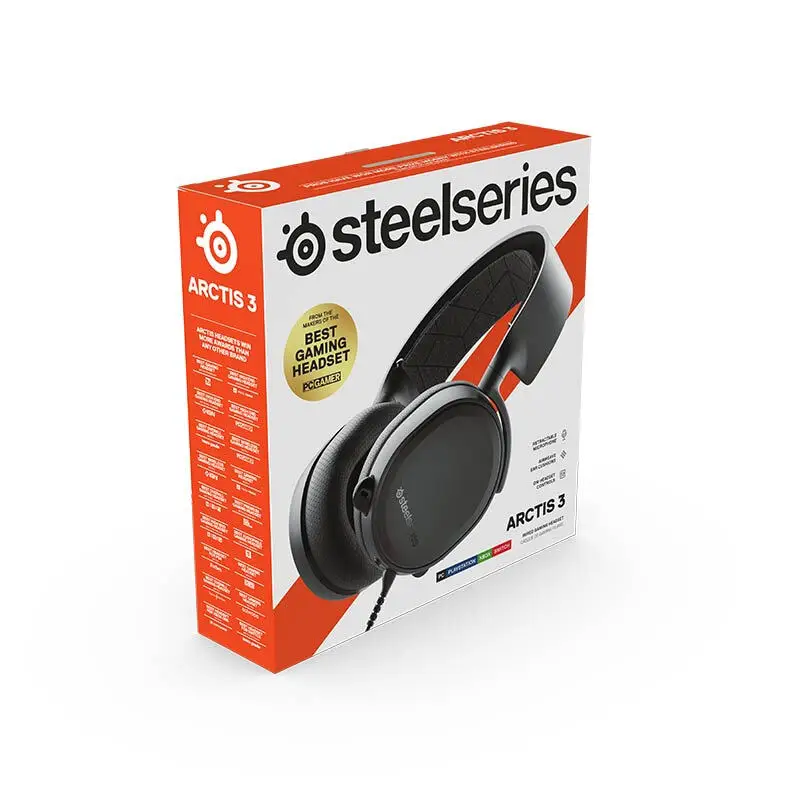 Cuffie da gioco All-Platform SteelSeries Arctis 3 per PC PlayStation 4 Nintendo Switch VR Android