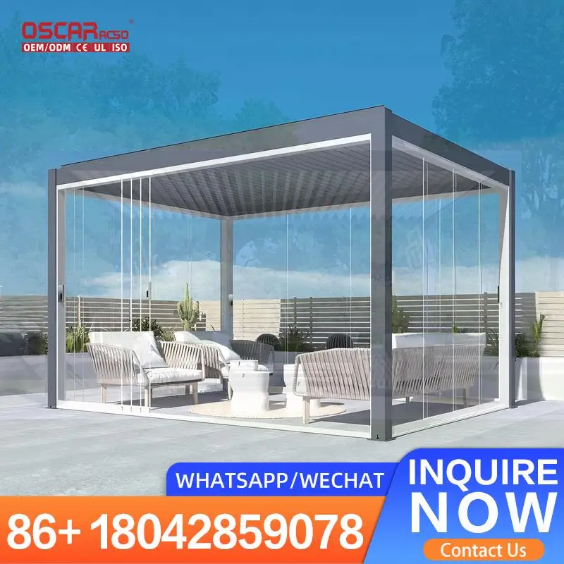 New Design Outdoor Octagonal 3x4 16X20 Gazebo with CE Certificate pergola view 2