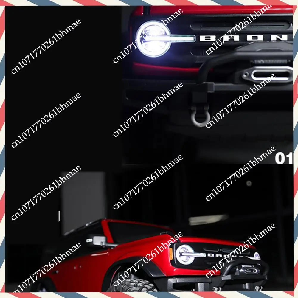 -A21Z Sistema de luz LED Grupo de lámparas delanteras y traseras para Traxxas TRX4 2021 Bronco 1/10 coche trepador de control remoto intermitentes luces de freno