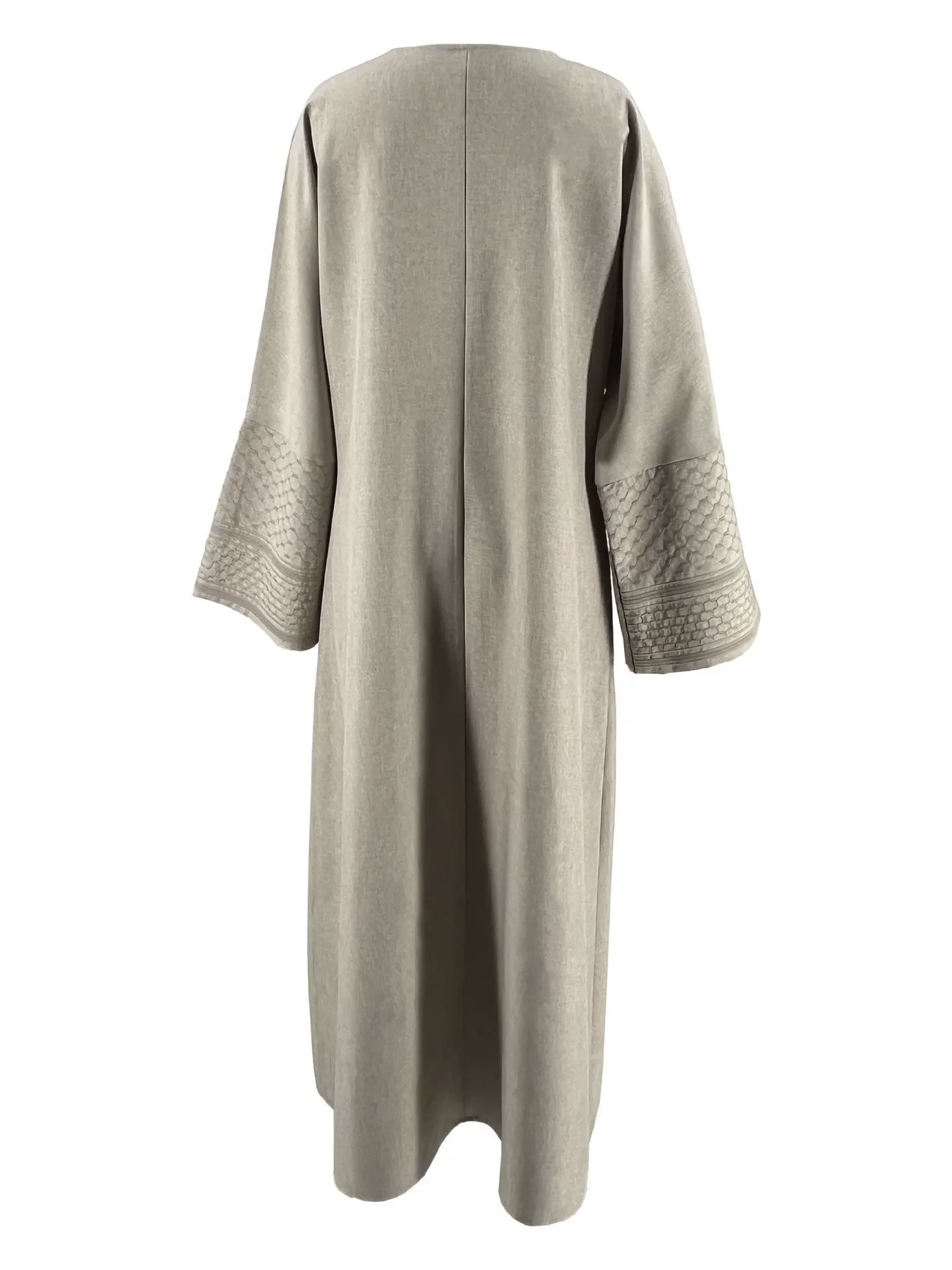 Ramadan mode islamique musulman dubaï moyen-orient arabie saoudite dubaï turquie broderie élégante début Robe bouton Cardigan Robe