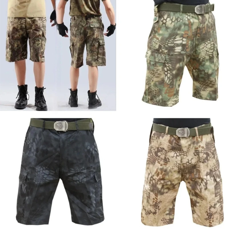 

Shorts Men Urban Military Waterproof Cargo Tactical Shorts Male Outdoor Camo Breathable Pants Summer Casual Shorts Hunting Cioth
