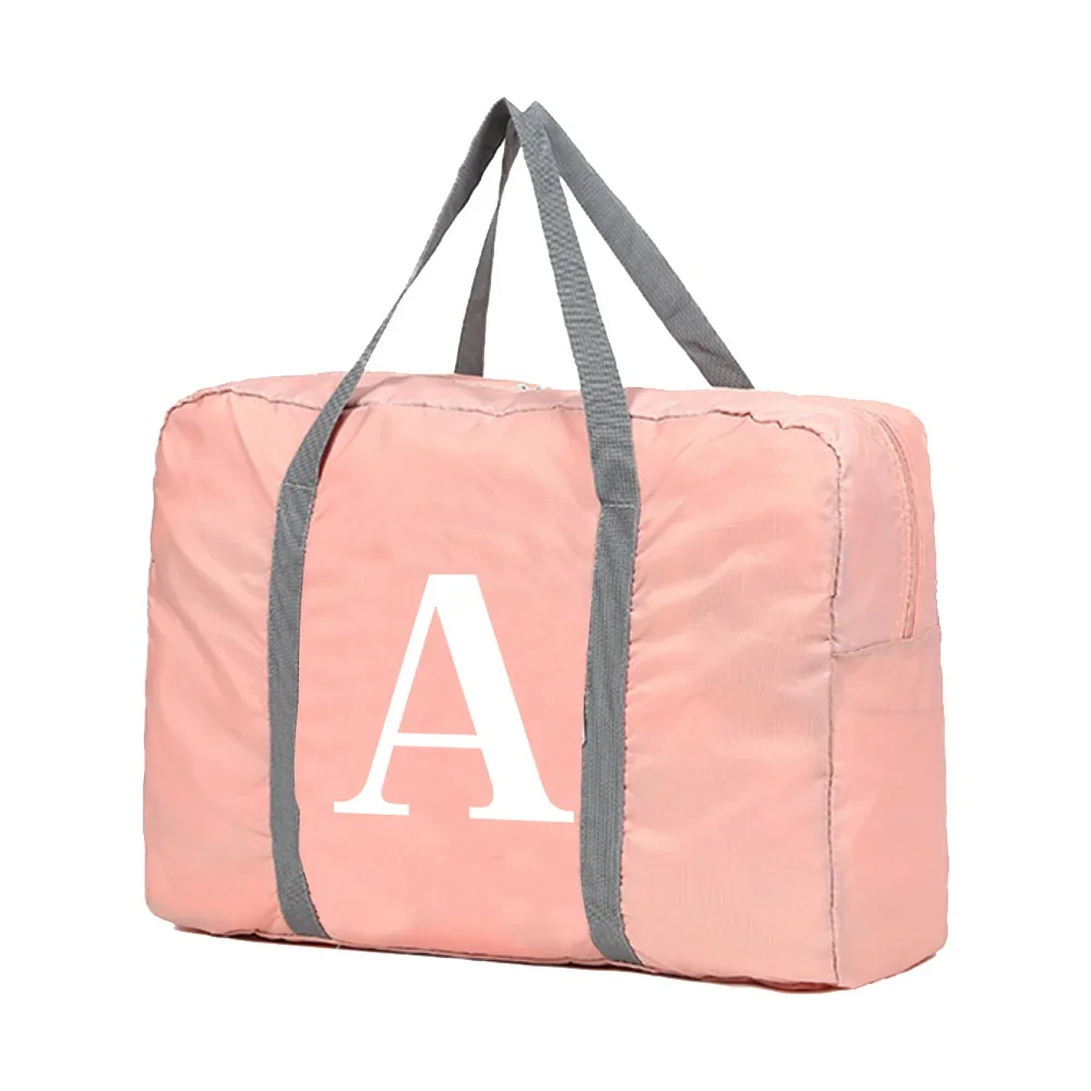 Travel Bag Handbags Unisex Luggage Sorting Bags 2024 White Letter Pattern Series Duffle Bag Large Capacity Bag Luggage Organizer