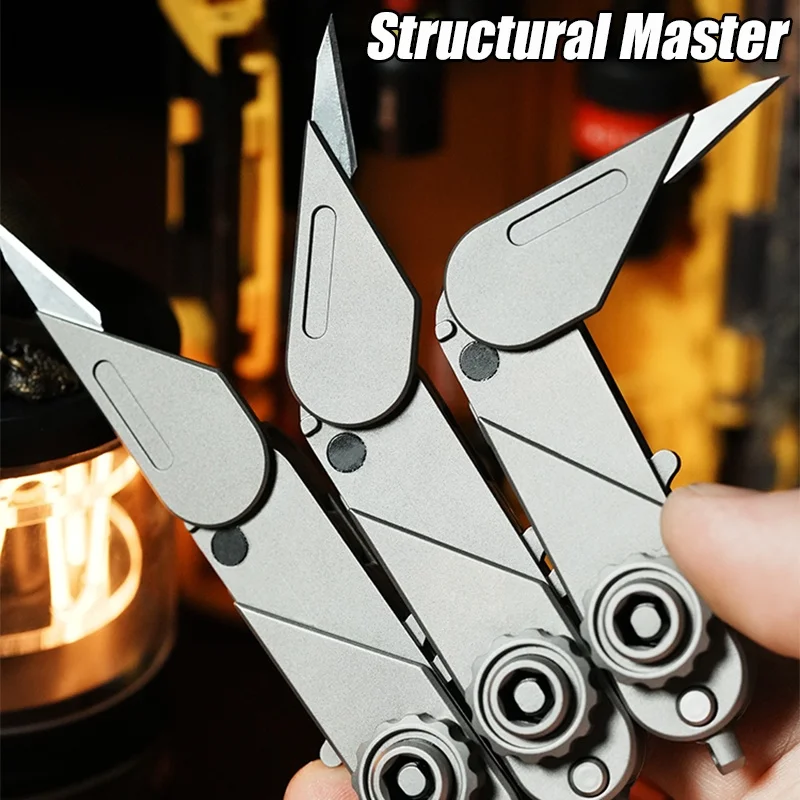 LLavero de liberación rápida de aleación de titanio para hombre, exquisito colgante de cintura, llave de trinquete multifuncional de alta gama para motocicleta