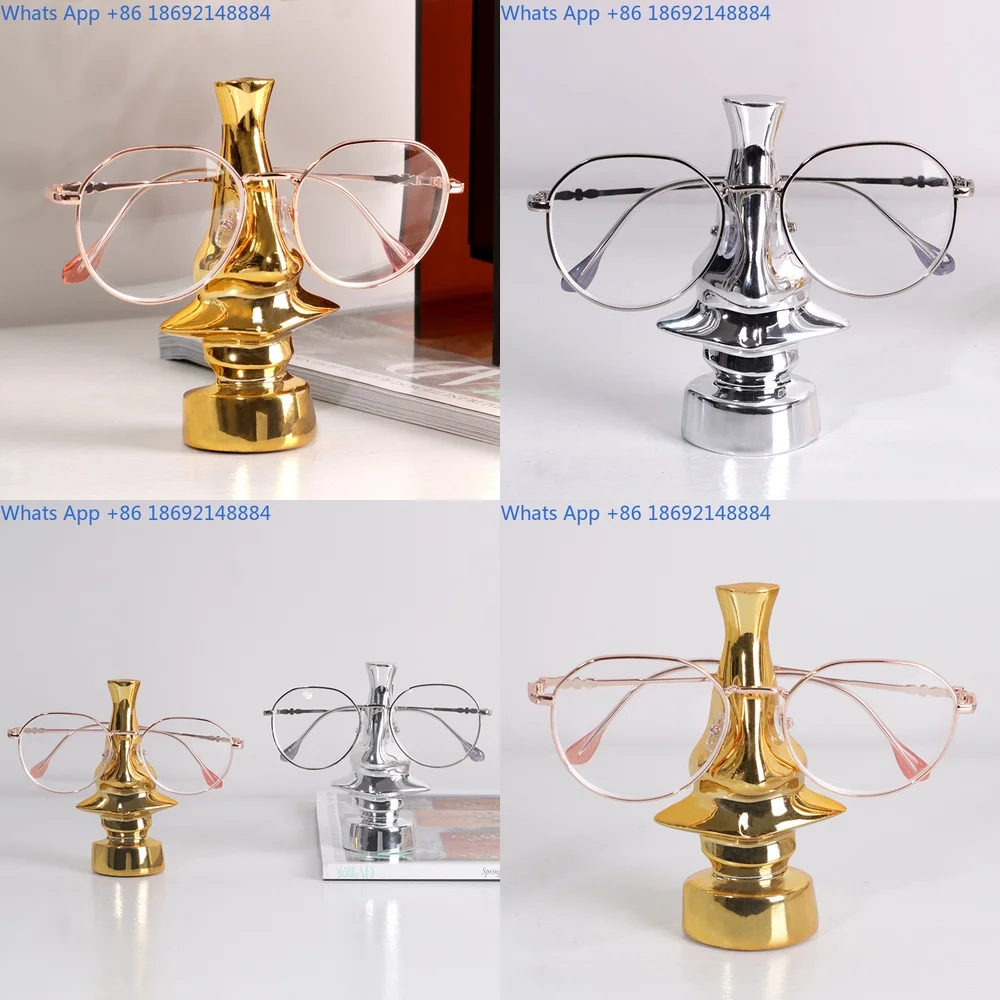 

Modern creative eyeglass frame decorative piece for hotel model room living room luxury home decor