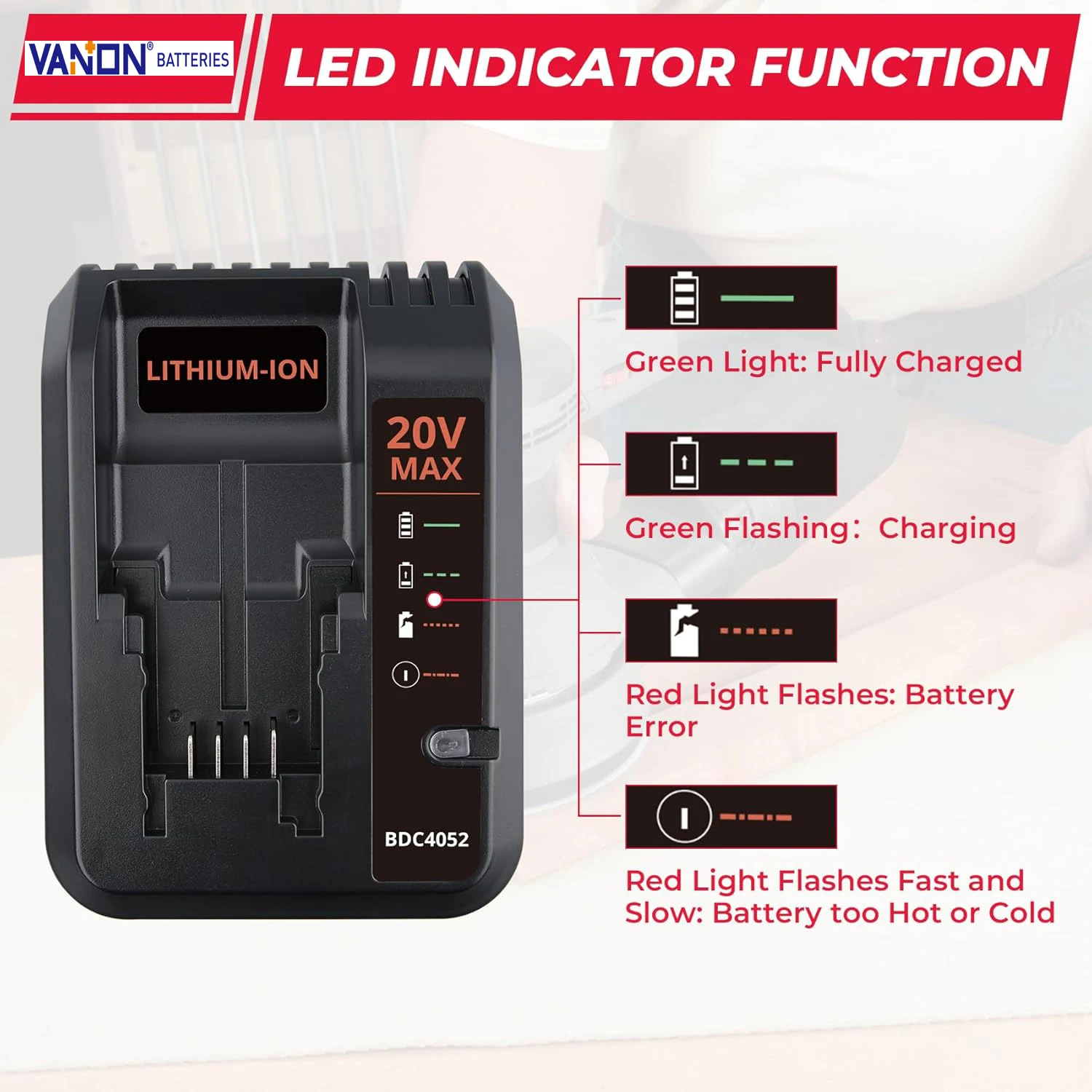 Replacement for Porter Cable 20V 3.0AH PCC680L Battery and PCC692L Charger Compatible with PCC685L PCC681L PCC682L Power Tool
