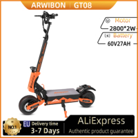 ARWIBON GT08 Electric Scooter For Adult 5600W Motor 60V 27AH E-Scooter 11 Inch Vacuum Off-Road Tires Off-Road Escooter